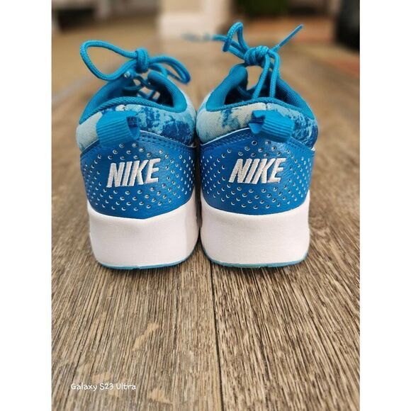 Nike Air Max Thea Print Blue Lacquer White EUC - Picture 7 of 13